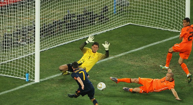 Kombėtarja e Spanjės ėshtė fituese e Kampionatit Botėror, Afrika e Jugut 2010 Kombėtarja e Spanjės ėshtė fituese e Kampionatit Botėror, Afrika e Jugut 2010