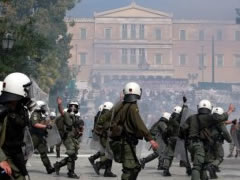 Kriza greke, protesta ne Athine 