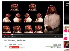 'No woman, no drive', bum klikimesh ne Youtube