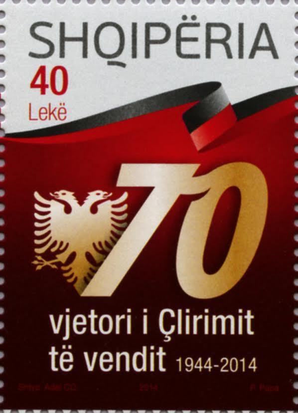 70 Vjetori i clirimit te Vendit ne pulle postare