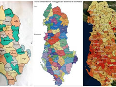 Si ka ndryshuar ndarja territoriale ne 100 vite