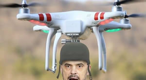 Nis tallja me serbet ne internet, Rama behet dron