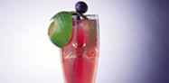 Vodka, Cointreau, Lime dhe leng Cranberry