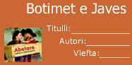 Botimet e reja te javes