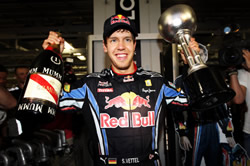 Sebastian Vettel  Kampion Bote ne Formula 1