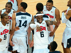 Londer 2012, SHBA merr arin ne basketboll