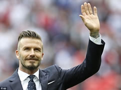 Beckham var kepucet ne gozhde