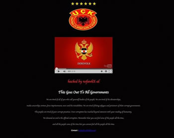 Hakeret shqiptare sulmojne faqen angleze