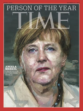 Merkel shpallet njeriu i vitit 2015