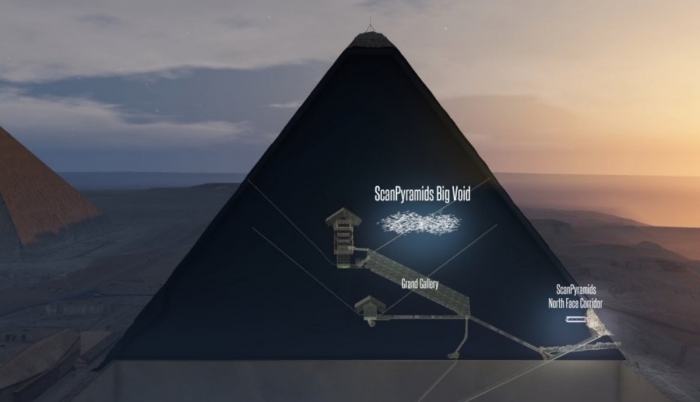 Zbulohet dhoma sekrete brenda piramides se Keopsit